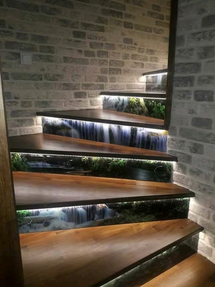 Woodex White Coated Staircase Floating 